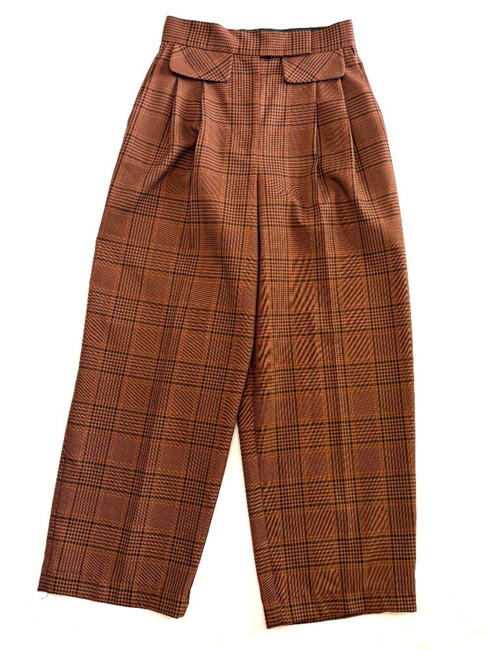 C/MEO Collective brown plaid trousers XS